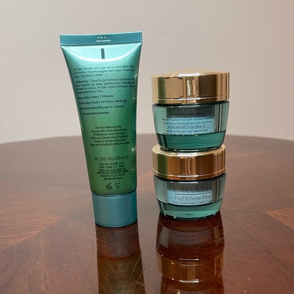 NEW! Estée Lauder NightWear Plus Detox Creme & Mask - Picture 4 of 4